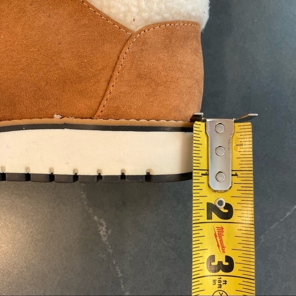 Sonoma sz 7 chestnut faux suede faux fur cuff booties - Picture 16 of 16